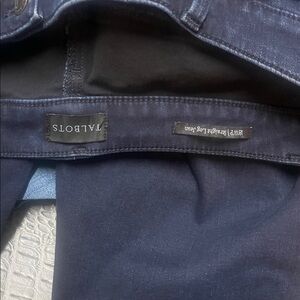 Talbots women’s Navy Straight Jeans